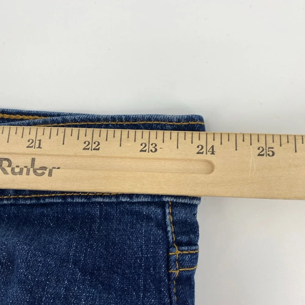 Levis 541 Jeans Athletic Taper Mens Tag 46x32 Fits‎ 48x30.5 Blue Stretch Rugged